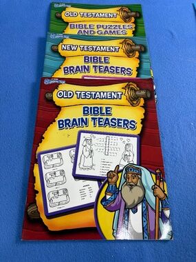 Learning Train Bible Activity Books (3)